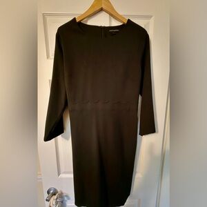 Banana Republic Classic Black Long Sleeve Dress
